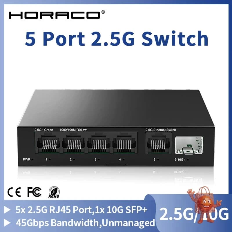 Switch 2.5GbE con SFP+ 10Gb: Mi Experiencia Real con Este Bestia