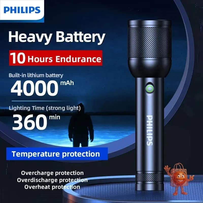 Linterna Philips SFL8168: 3200 Lumenes Para Tus Aventuras