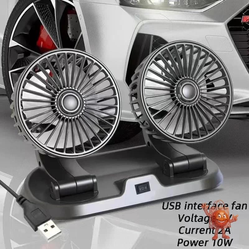 Ventilador USB Doble para Auto: Mi Experiencia Real en Verano