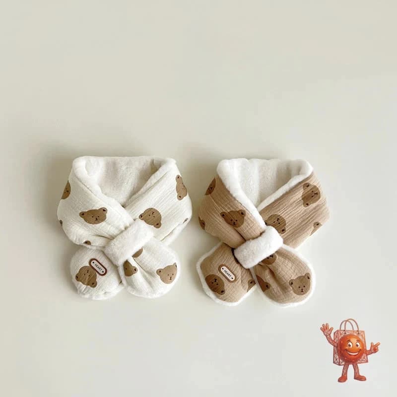Korean Bear Baby Scarf Review - Warm Winter Neck Protection for Toddlers