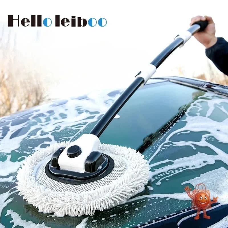 LEIBOO Telescopic Car Brush: Reach Your SUV Roof Without Ladders