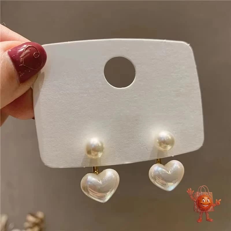 Aretes de Perla Corazón: €1 que Parecen de €50 (Probé por Ti)