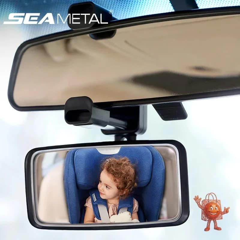 SEAMETAL Baby Car Mirror Review - 360° Rotation Worth $4.81?