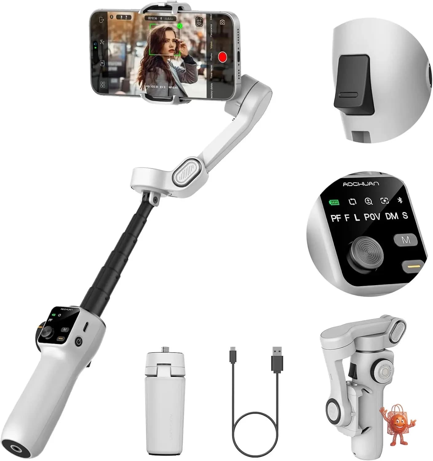 AOCHUAN Gimbal 3 Ejes: Mi Experiencia Tras 2 Meses de Uso