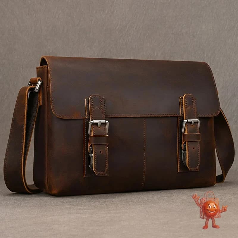 Bolso de Cuero Luufan para Hombre: ¿Vale €52 en 2024?