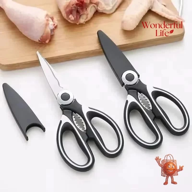 Tijeras de cocina multifunción por menos de €3: ¿valen la pena?