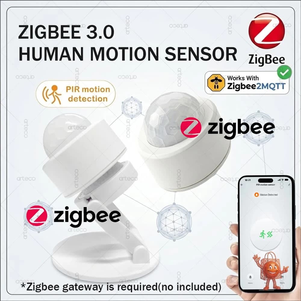 Sensor de Movimiento Zigbee 3.0 Mini PIR por Solo €2.11