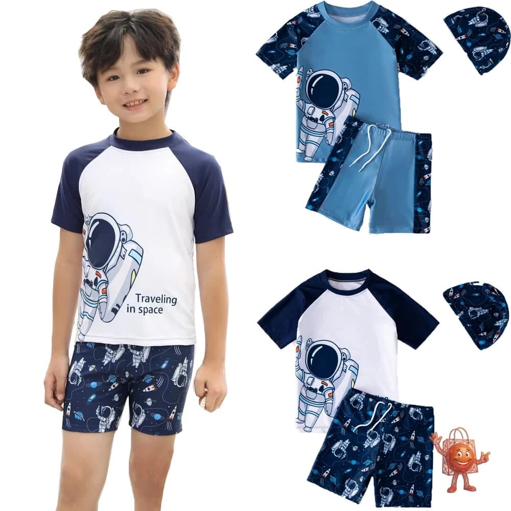 Traje de baño infantil con diseño astronauta por solo €8