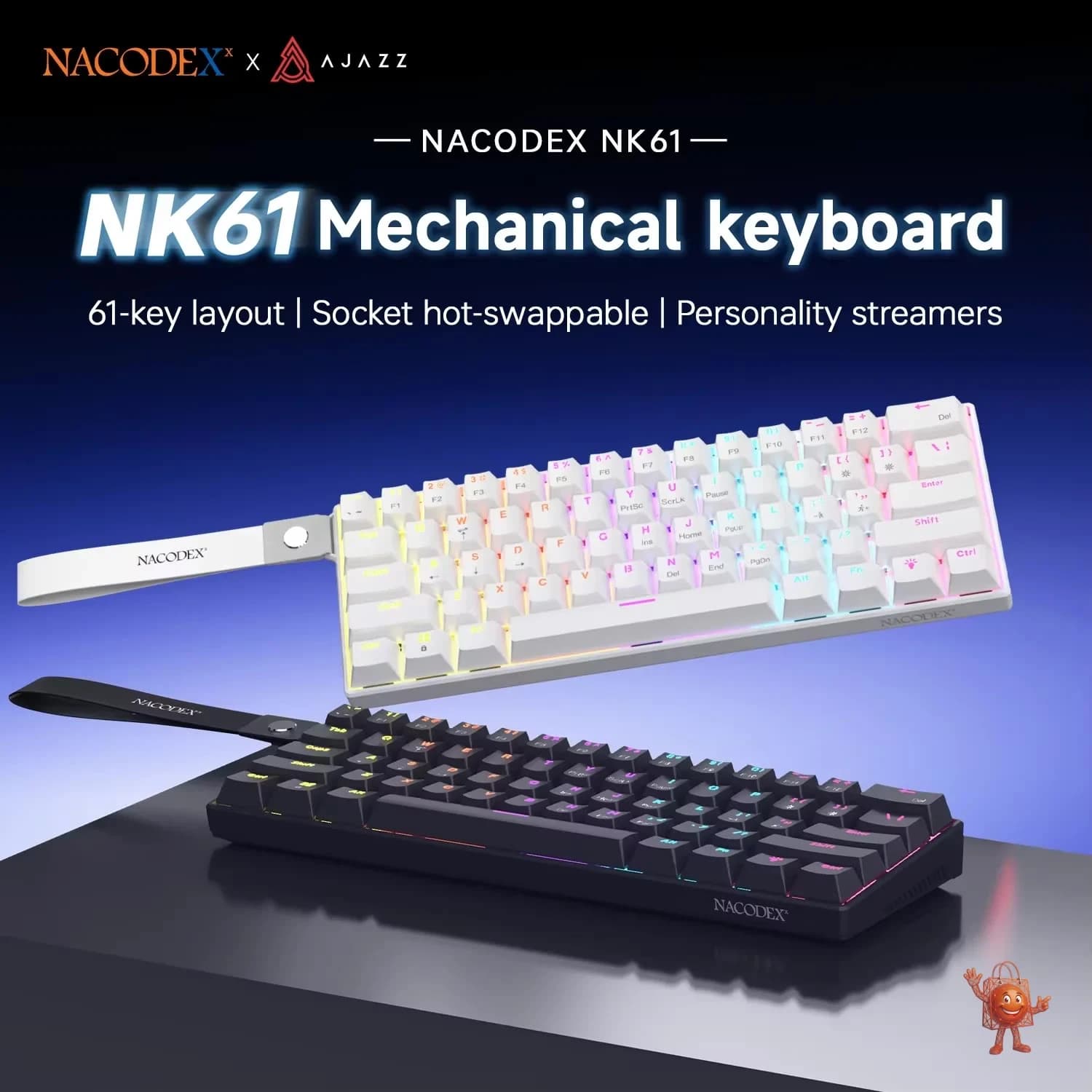 AJAZZ NK61: El teclado mecánico 60% que no esperaba encontrar a €20