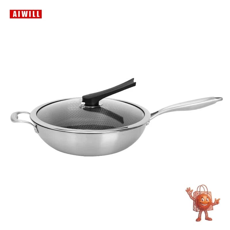Wok de Acero Inoxidable AIWILL: ¿Vale la Pena a €56?