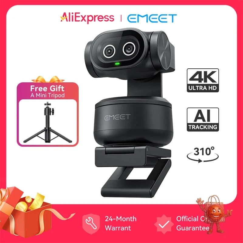 EMEET PIXY 4K: ¿La mejor webcam por menos de €75?