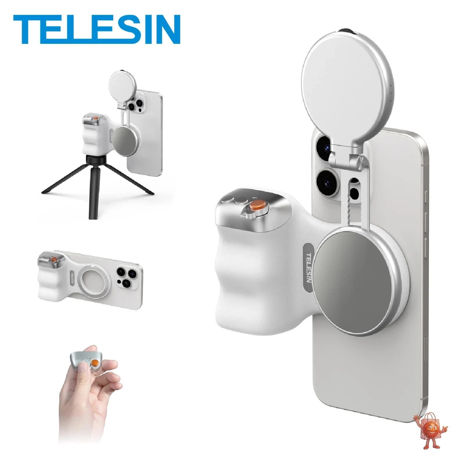 TELESIN Grip Magnético: ¿Vale €19 para mejorar tus fotos?