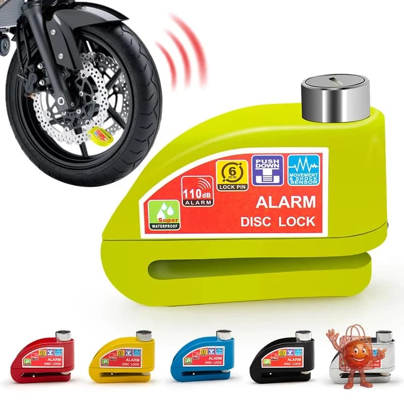 Candado con alarma para moto o bici por menos de €10