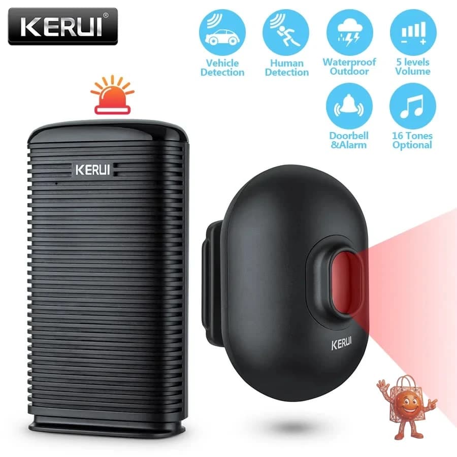 Alarma para entrada de garage KERUI DW9: ¿vale €20?