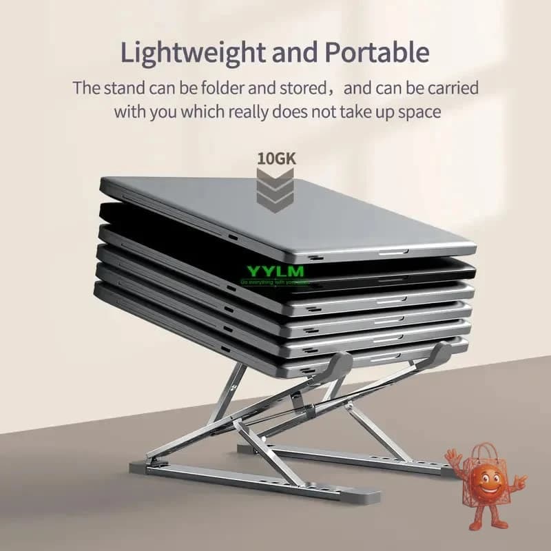 Soporte plegable de aluminio para laptop: ¿vale los €12?