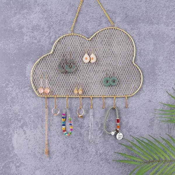 Organizador de joyas colgante – Forma de nube