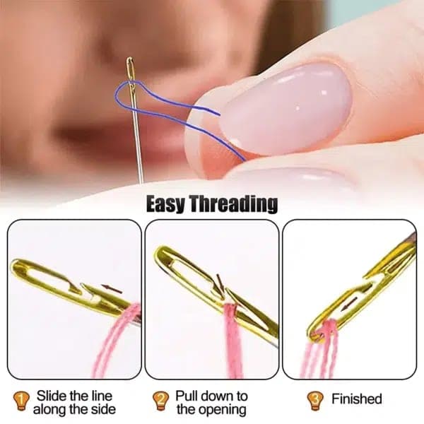 Blind Stitching Needle Set β 12 Pieces
