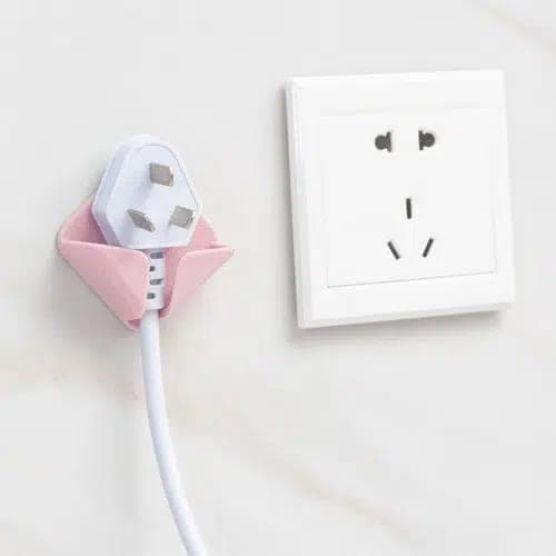 Wall Adhesive Holder for Plugs and Accessories