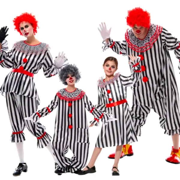 Disfraz de payaso de circo familiar