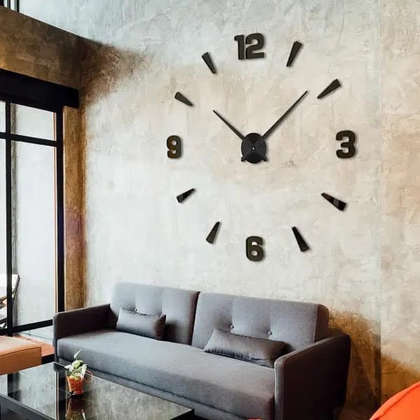 Giant 3D Acrylic DIY Wall Clock