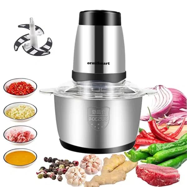 Electric Meat Grinder 2 Liter with Dual Speed