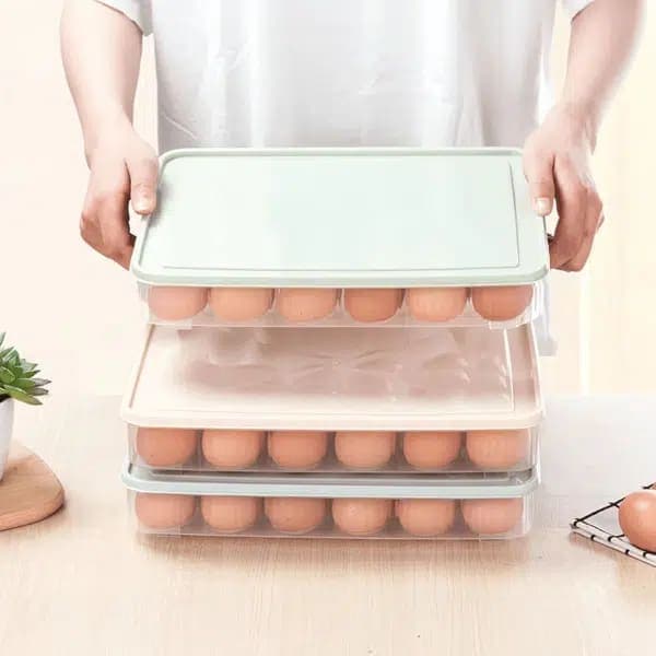 Egg Storage Container for Refrigerator – 24 Grids