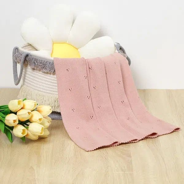 Extra Soft Knitted Baby Blanket