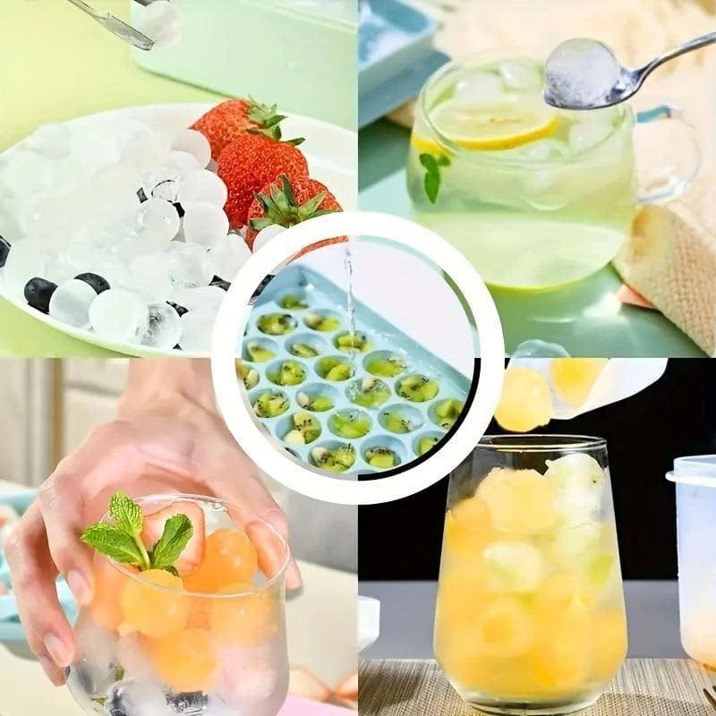 Mini cubitos de hielo - 104 bolas pequeñas para enfriar rápidamente tu bebida