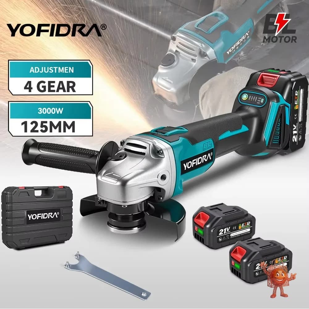 YOFIDRA 125mm: La Amoladora Sin Cable que Revoluciona el Bricolaje