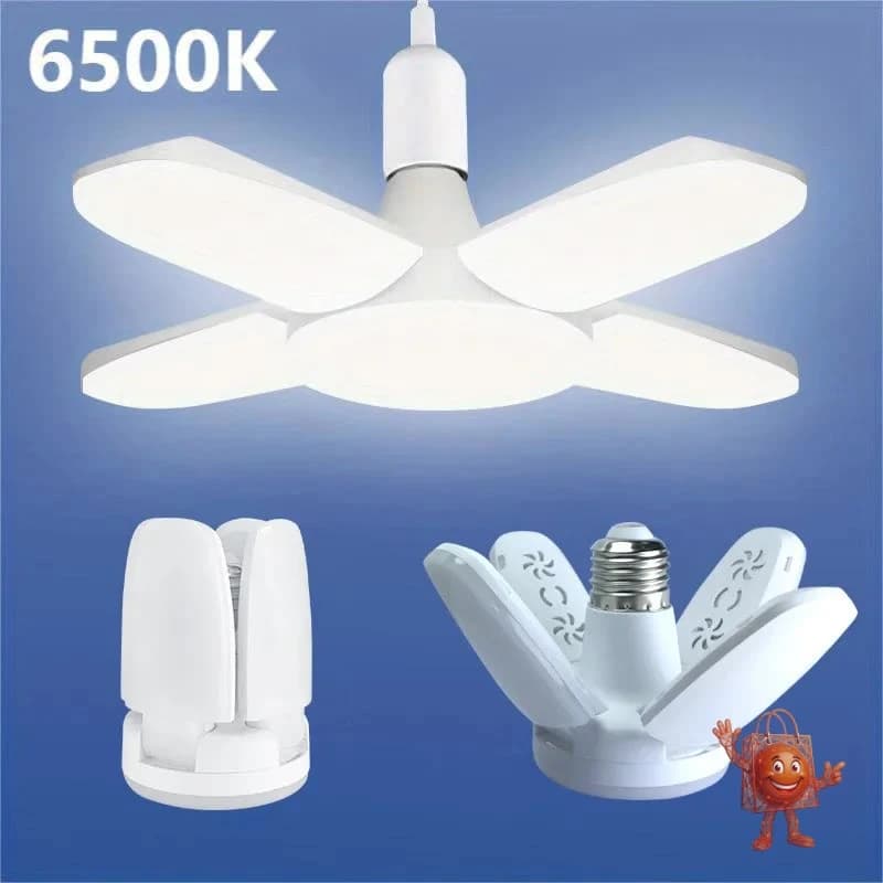 28W Foldable LED Fan Bulb Review: Surprisingly Effective Lighting Solution