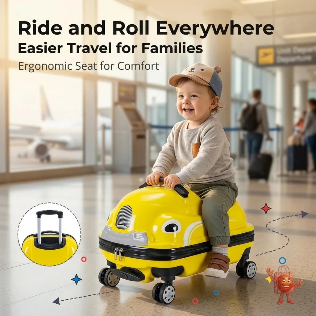 Maleta Infantil con Forma de Auto: Mi Experiencia Real