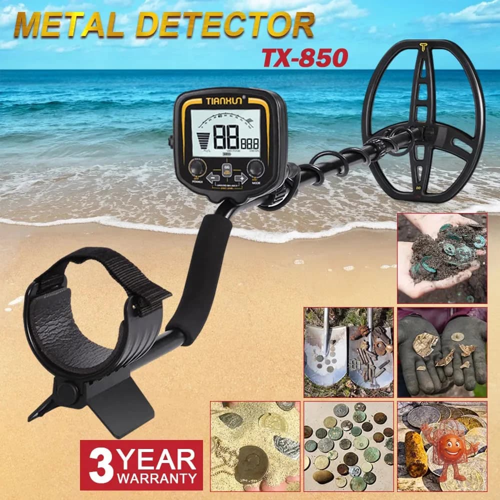 TX-850 Metal Detector: Finding Gold 8 Feet Underground for $92