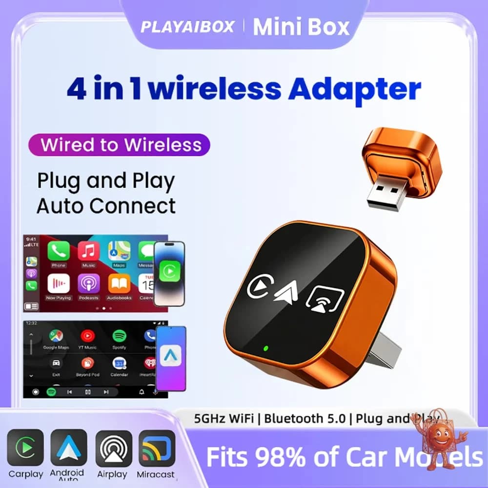 4-in-1 Wireless CarPlay Adapter Review: The $16 Car Upgrade