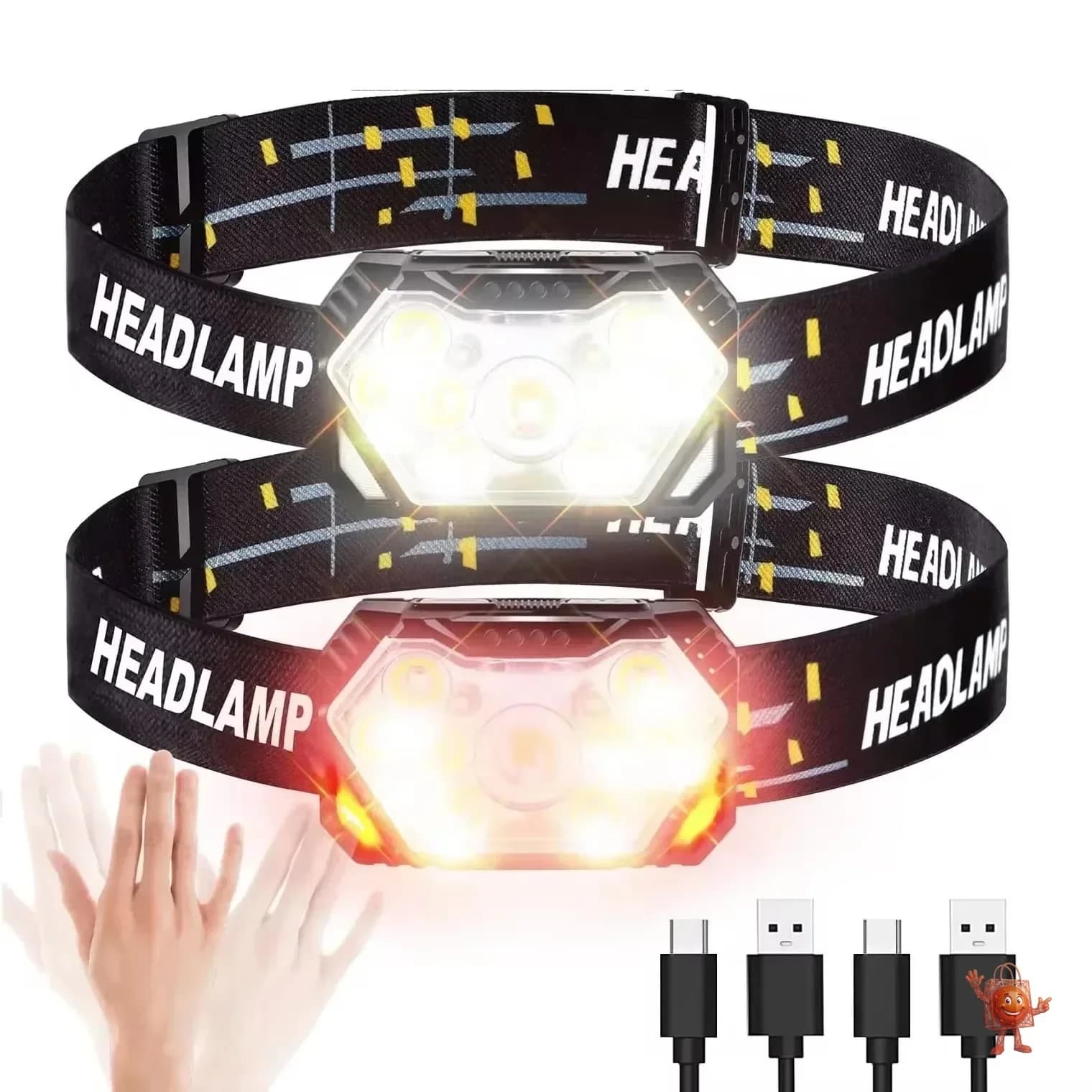 Linterna Frontal LED con Sensor por €4.67 - Vale la Pena?