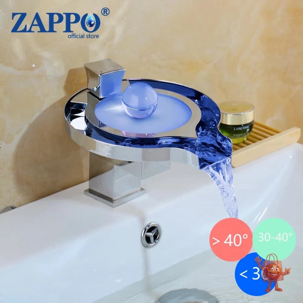 Grifo LED que Cambia de Color Segun la Temperatura del Agua