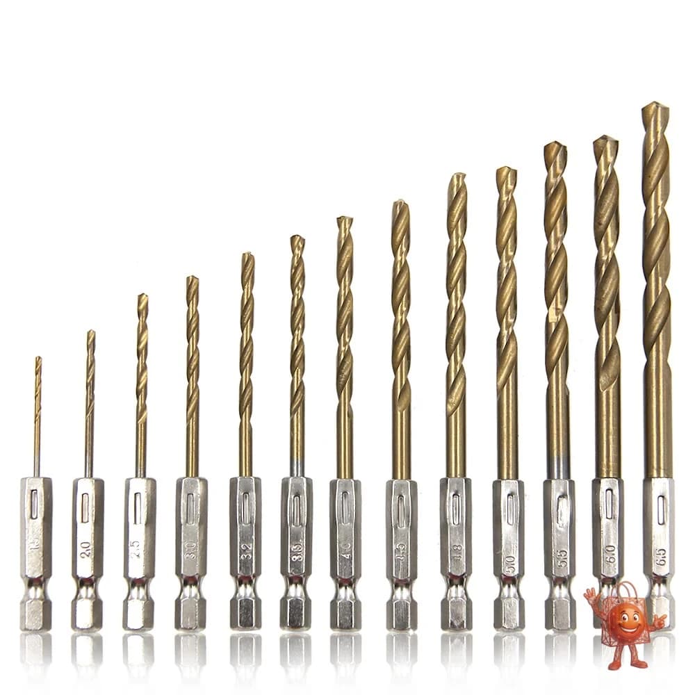 Brocas de Titanio con Mango Hex: Probé el Set de 13 Piezas por €3.88
