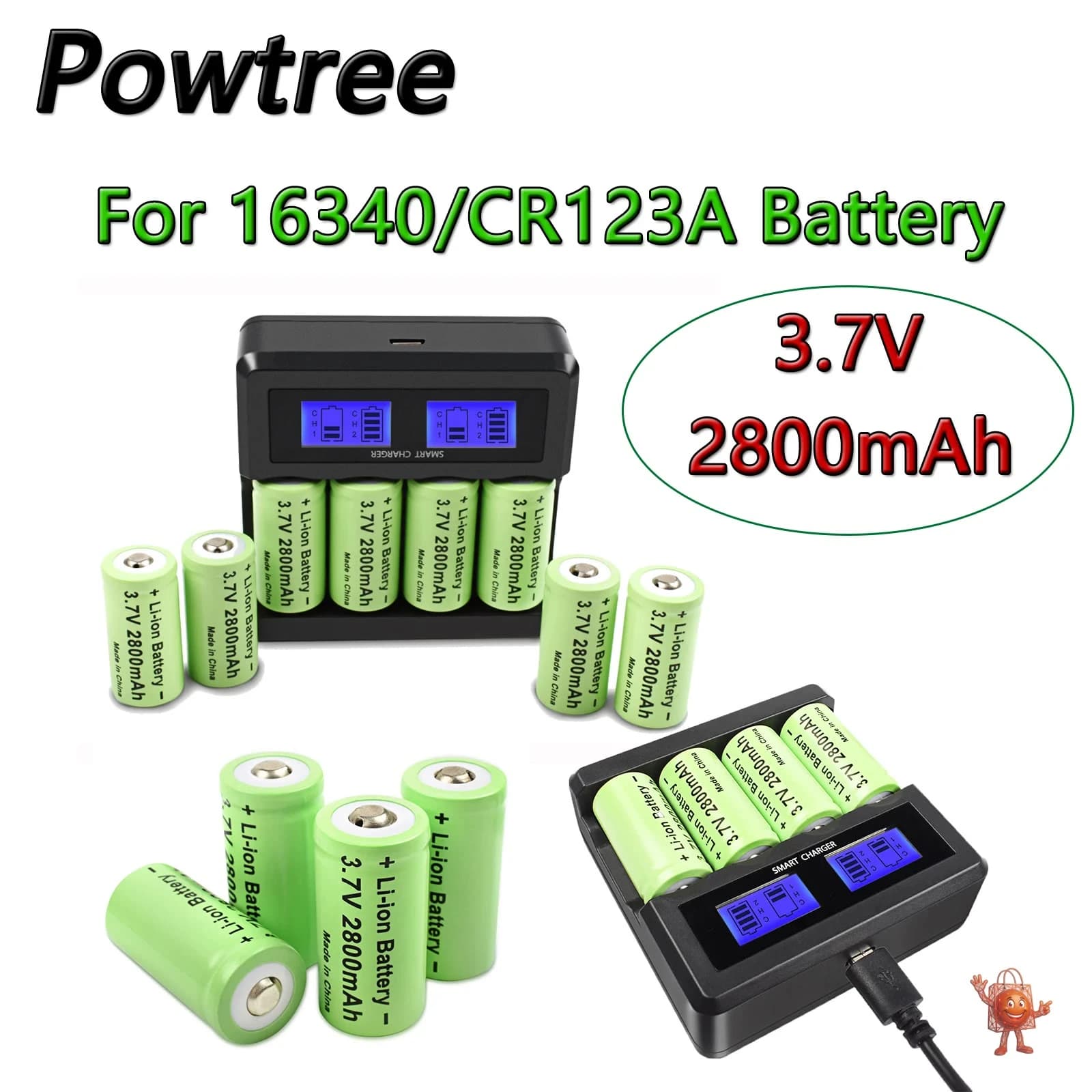 Baterías CR123A recargables a €5 — ¿Valen la pena?