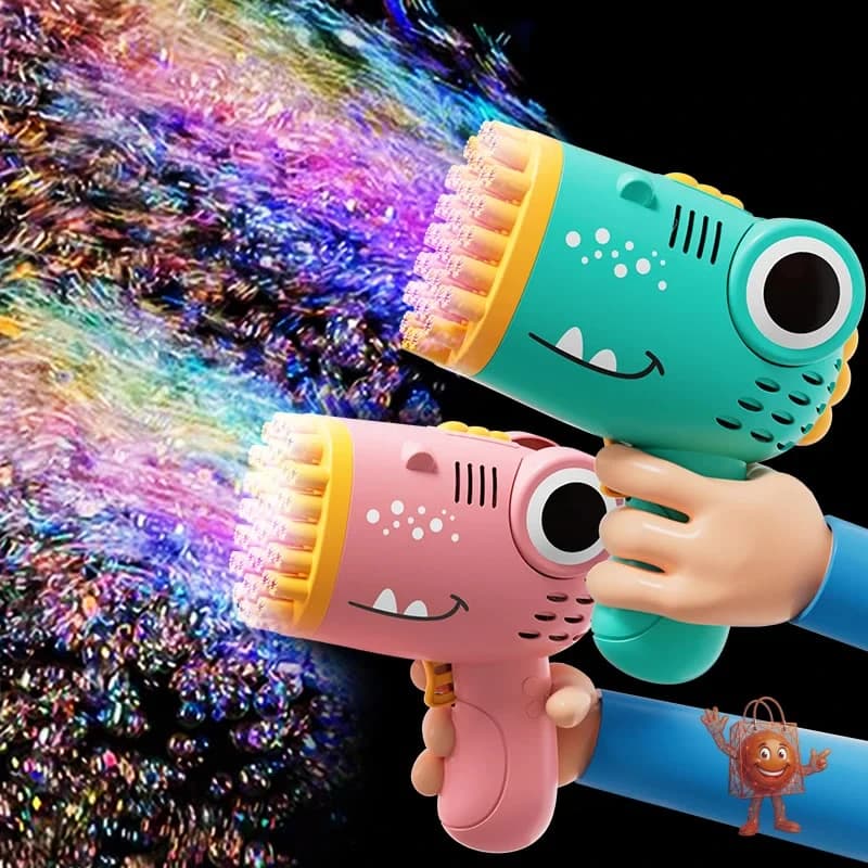 Dinosaur Bubble Gun for $4: Honest Review