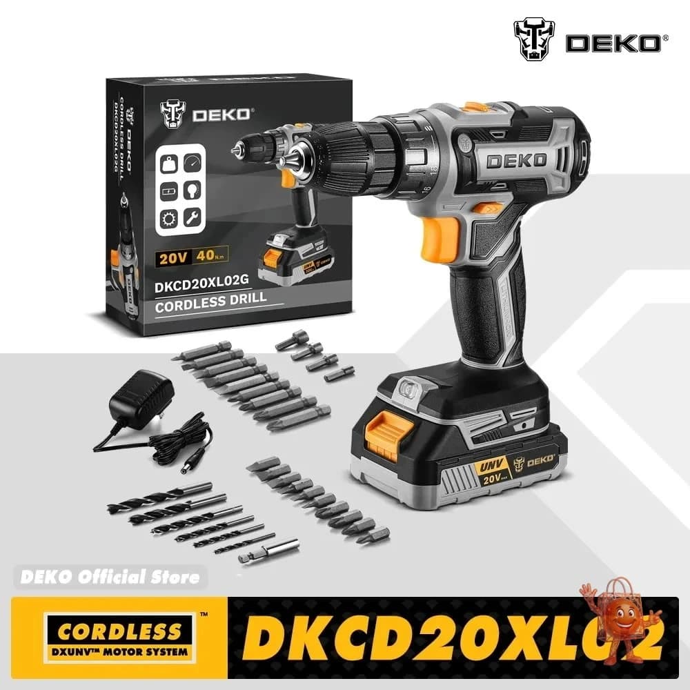 DEKO 20V: El taladro inalámbrico que dura años por solo €27
