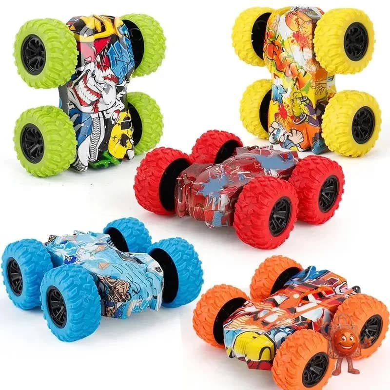 A $2 flip stunt car for kids — surprisingly hard to break