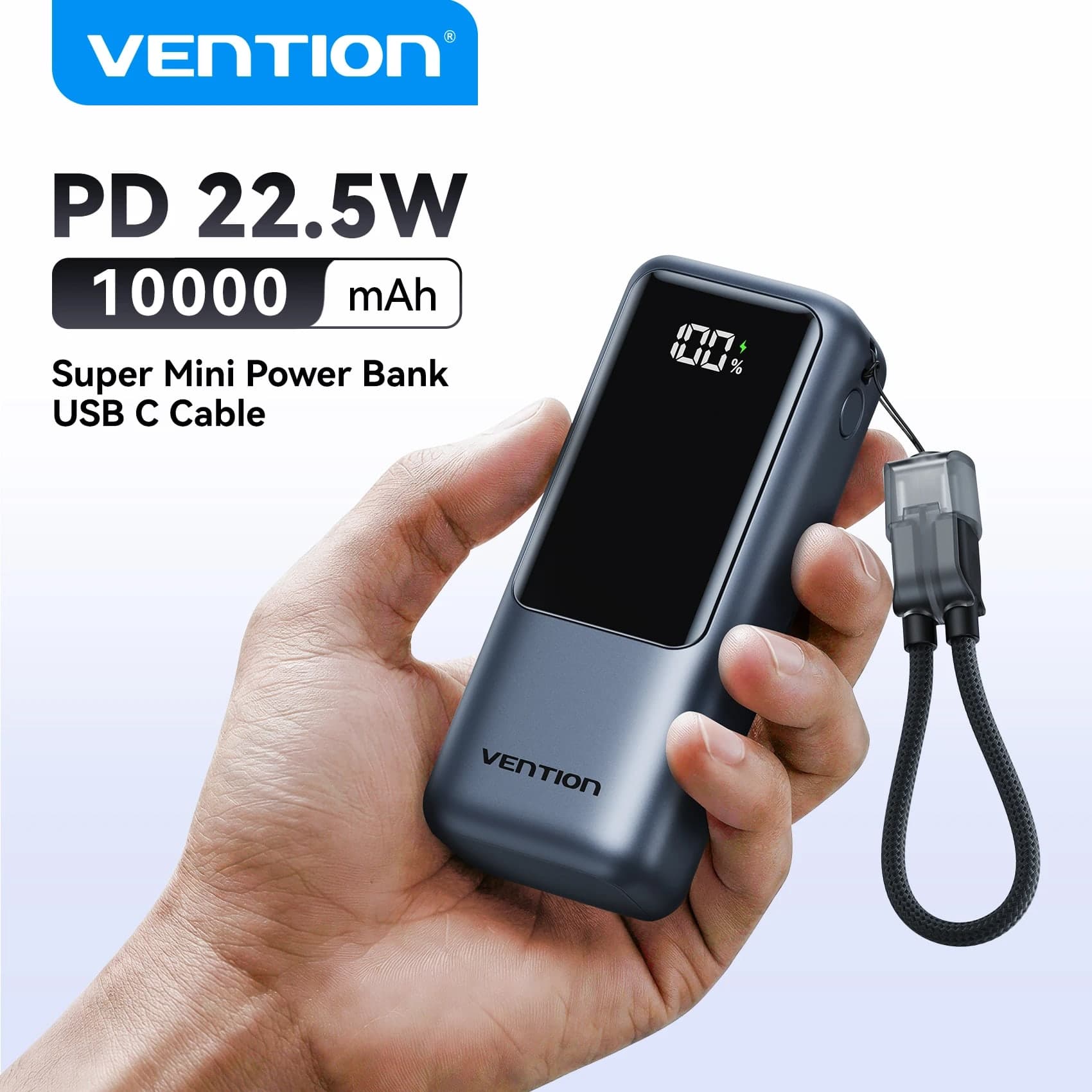 Vention 10000mAh 22.5W: La Power Bank Compacta Que No Esperaba