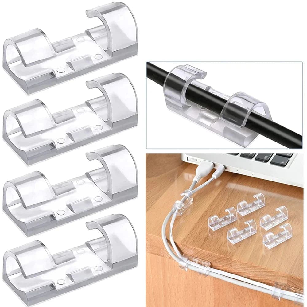 Clips para cables que ordenan tu escritorio por menos de €2