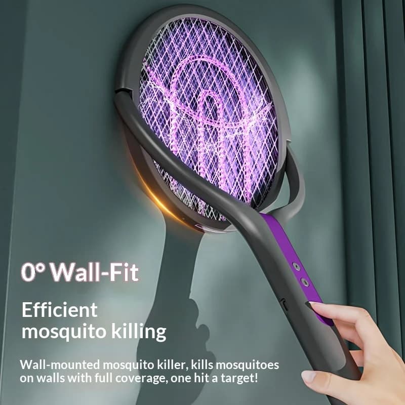 Rotating electric mosquito swatter with trap lamp: honest look